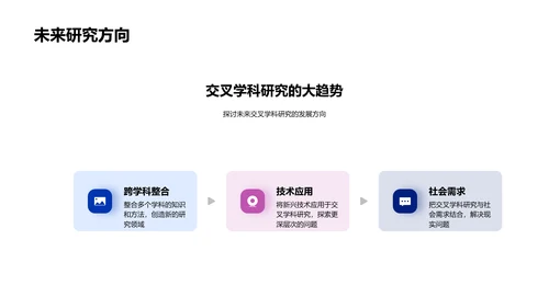 交叉学科开题报告PPT模板