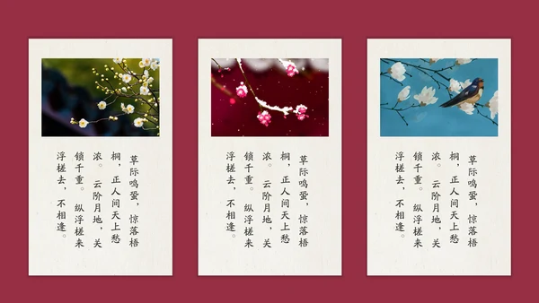 梅花中国风通用PPT模板
