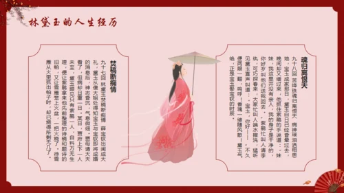 《红楼梦》林黛玉人物特点介绍通用PPT模板
