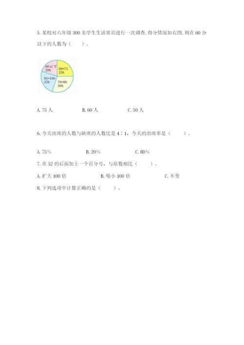 人教版六年级上册数学期末测试卷精品【突破训练】.docx