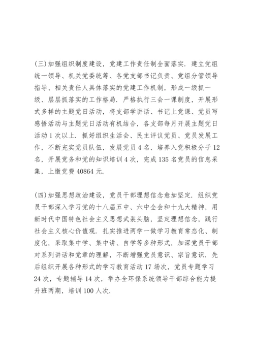 关于生态环境保护工作的自查报告.docx