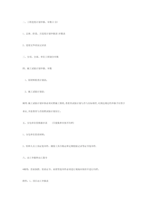 市政工程监理资料整理要求模板.docx