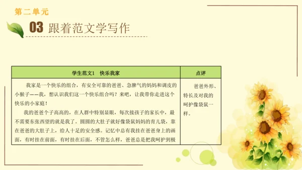 统编版语文四年级上册2024-2025学年度第二单元习作： 我的家人（课件）