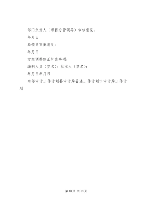 财务收支审计实施方案.docx