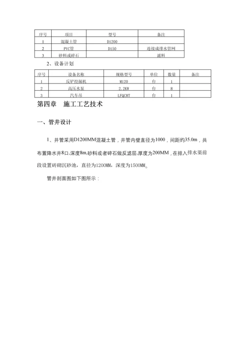 管井降水施工方案.docx