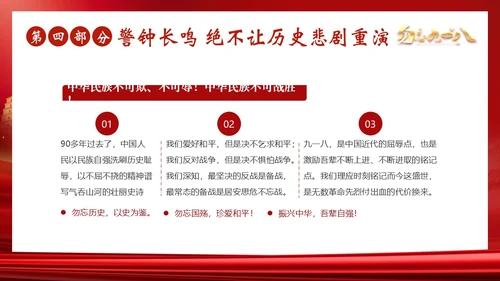 九一八事变勿忘九一八勿忘国耻918PPT课件