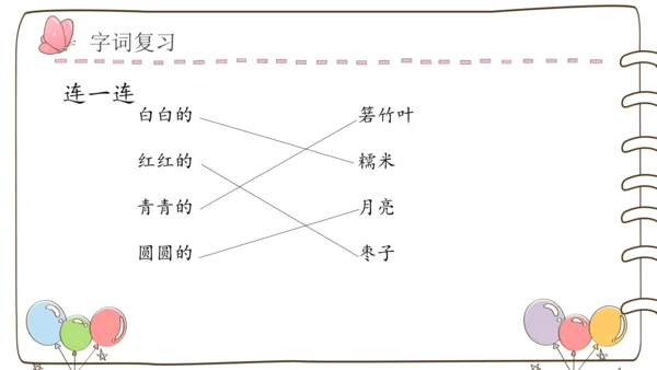 部编版语文一年级下册第四单元复习   课件
