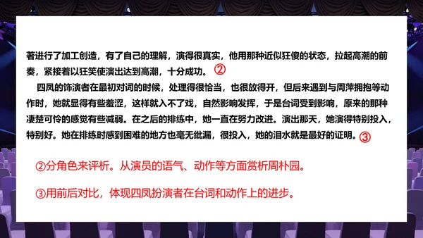 会议开幕式演出与评议PPT模板