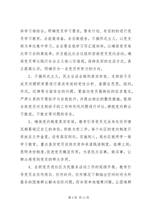 社区党员学习记录.docx