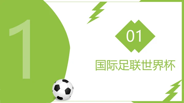 踢足球2022决战卡塔尔世界杯PPT模板