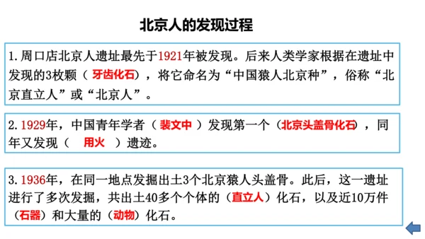 第1课 中国境内早期人类的代表—北京人 课件