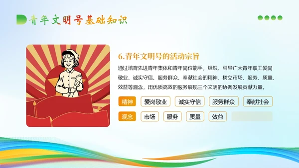 青年文明号建设管理知识培训PPT课件