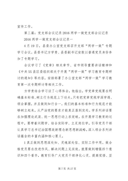 矮寨中学党支部会议记录.docx