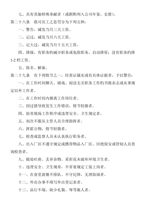 公司员工标准手册样稿.docx