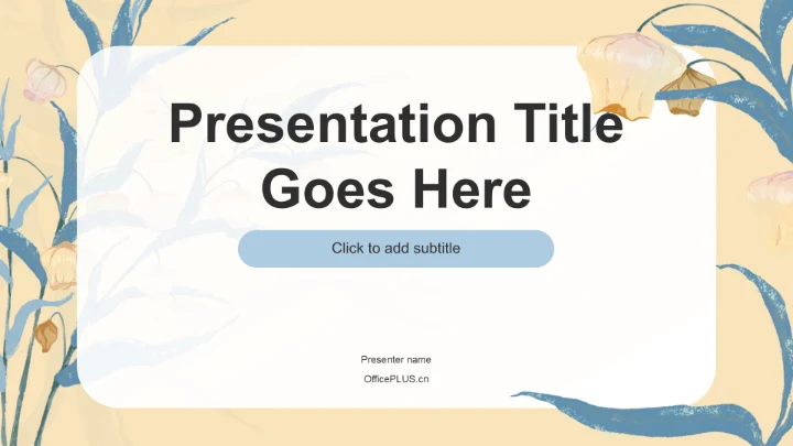 蓝色小清新教育教学岗位培训PPT主题