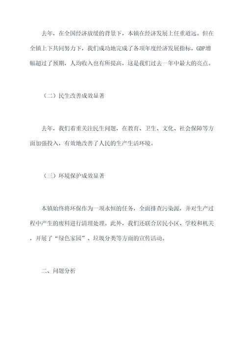 分管副镇长述职述廉报告