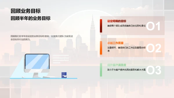半年业务回顾与展望