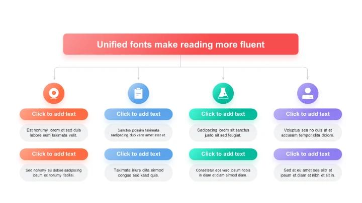 渐变PPT组织架构