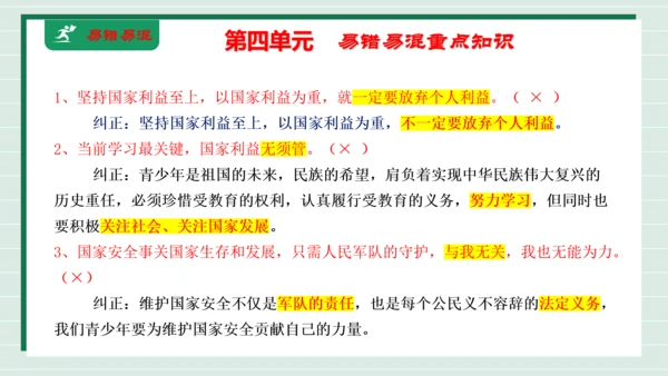 八上道法第四单元维护国家利益复习课件2024