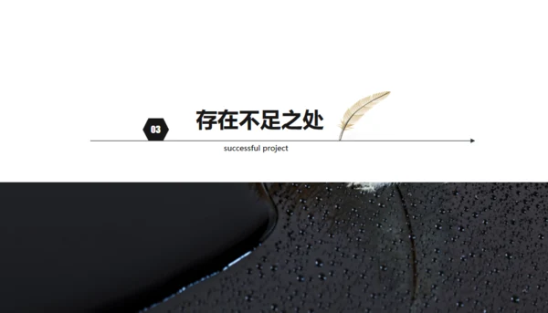 黑白灰简约商务年终总结通用PPT模板