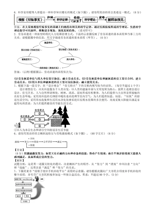 2018高三语文流程图试题带答案共10页