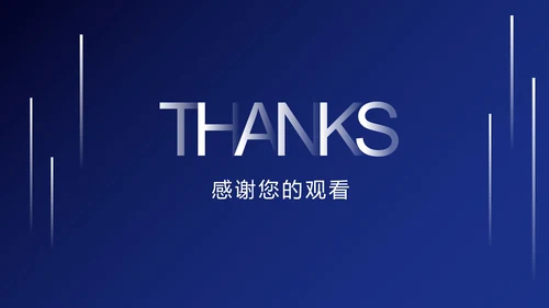 深蓝商务总结汇报ppt模板