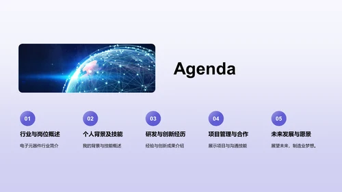 蓝色科技风研发工程师竞聘述职PPT模板