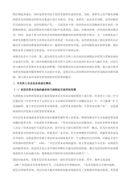 天津股权交易所挂牌企业成长性评价报告.docx