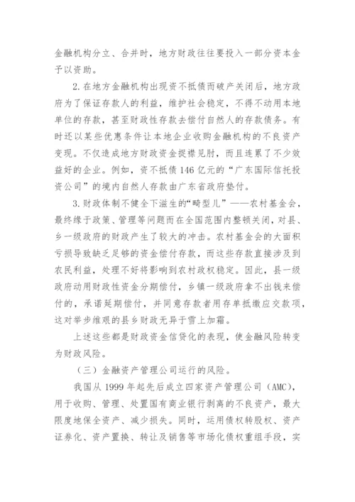 财政与金融论文.docx