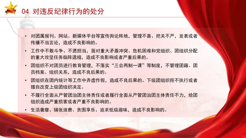 中国共产主义青年团纪律处分条例（试行）解读学习PPT