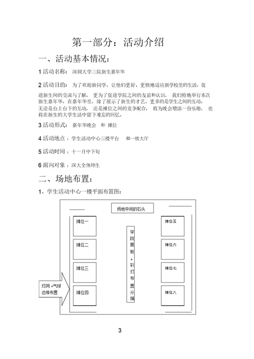 土木、化工新生嘉年华赞助策划书