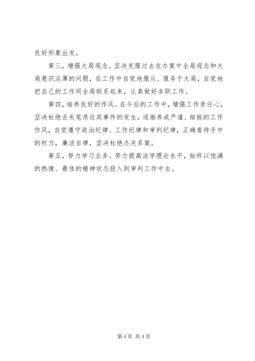 党性分析材料（某法院法官）.docx