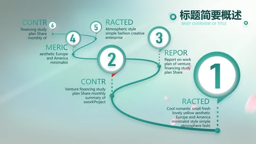 蓝色中国风春天春季旅游电子相册PPT