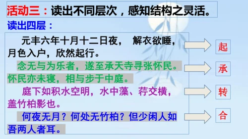 11 短文二篇《记承天寺夜游》课件
