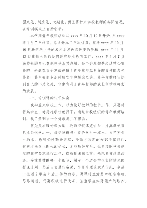 教师暑期培训心得体会.docx