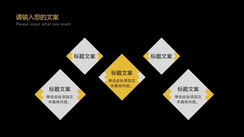 科技黑金工作总结汇报PPT模板