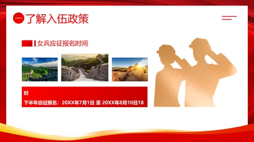 春季征兵宣传宣导PPT课件