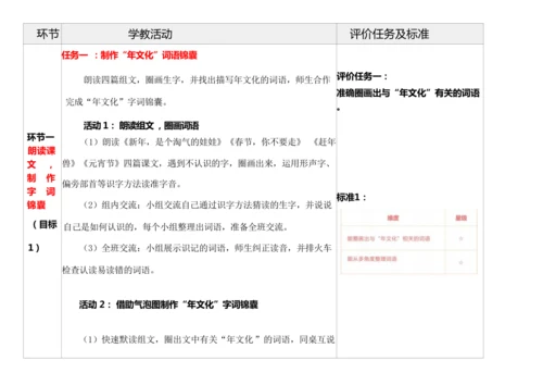 【大单元】统编版语文二下6.组文阅读课 教学设计