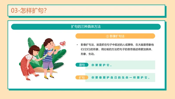 START扩句的方法小学一年级语文通用PPT模板