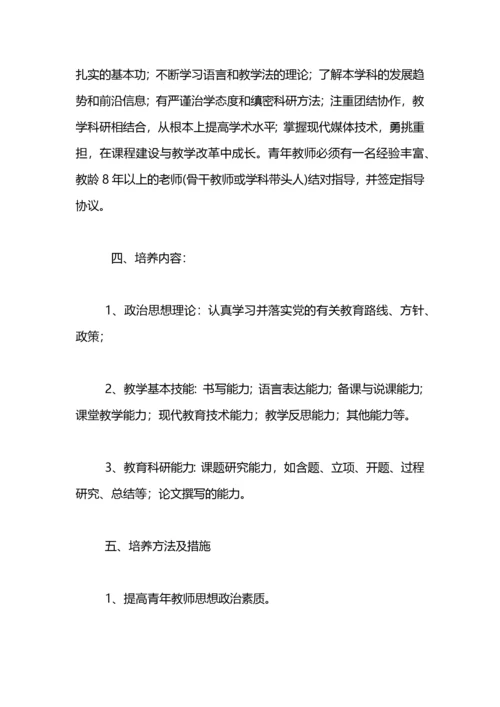 指导青年教师方案计划.docx