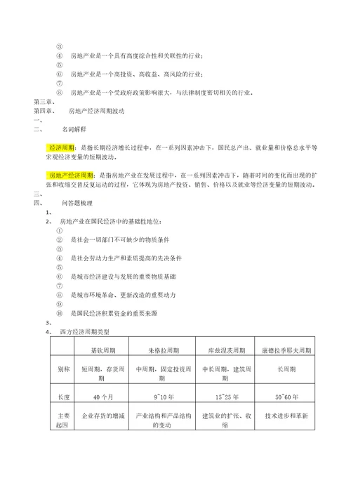 房地产经济学练习题汇总