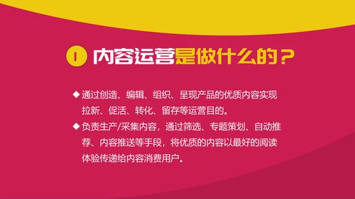 创意卡通新媒体内容运营培训PPT课件