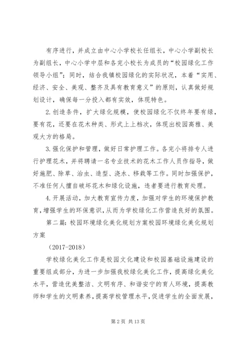 校园绿化美化规划方案.docx