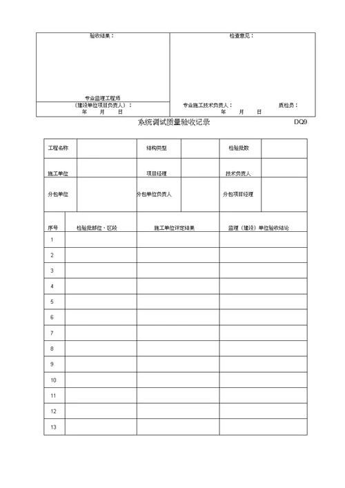 电气仪表竣工资料