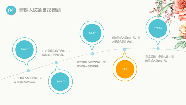 梦想的诗和远方小河文学答辩通用PPT模版