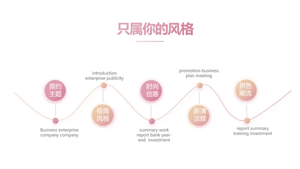 极简春天春季旅游动态PPT模板