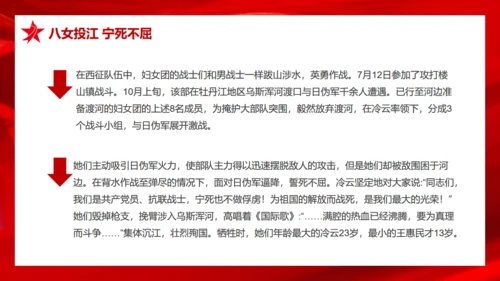 历史英雄人物的故事爱国主义教育通用PPT模板