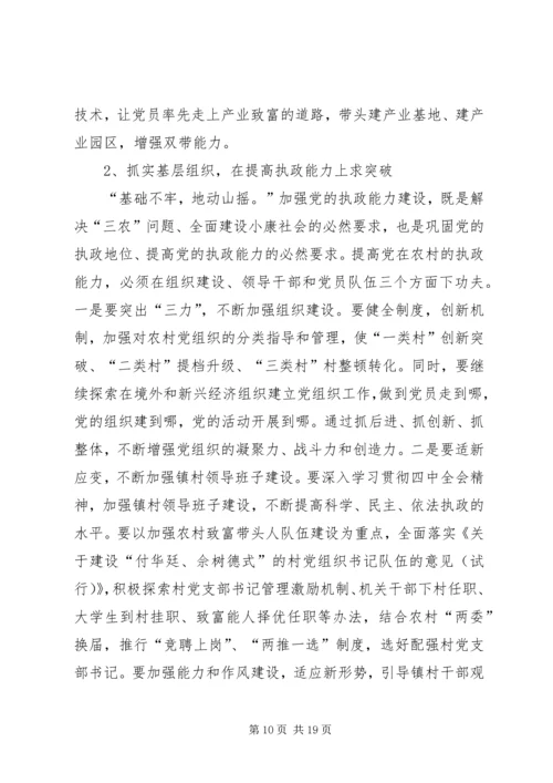 县农村基层组织建设大会上的讲话.docx