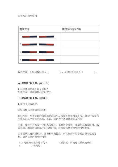 教科版二年级下册科学知识点期末测试卷带答案（模拟题）.docx