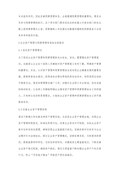 企业资产管理与预算管理有效结合的路径探讨.docx